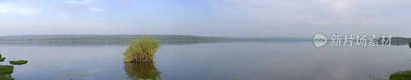 鲁米拉湖在卢旺达南部- Bugesera